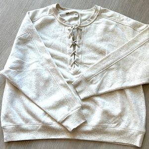 Old Navy Lace up Sweatshirt- NWOT, XL